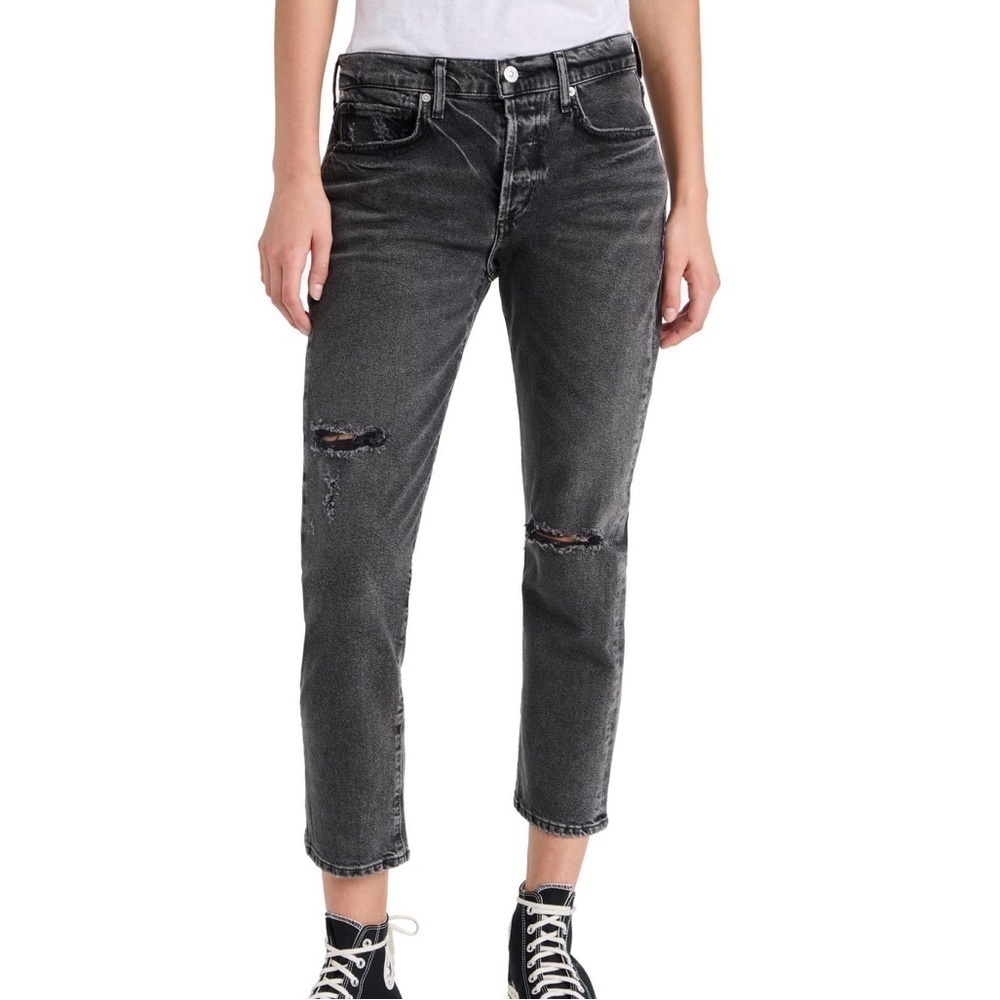 Citizens of Humanity Premium Vintage Emerson Slim Boyfriend Black Pepper Jeans